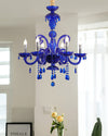 WOMO Victorian Blue Crystal Chandelier-WM2348 thumbnail