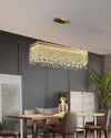 WOMO Rectangular Crystal Fringe Chandelier-WM2349 thumbnail