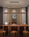 WOMO Walnut Linear Led Pendant Light-WM2521 thumbnail