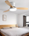 WOMO 3 Wood Blade Hugger Ceiling Fan Lamp-WM5120 thumbnail