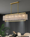 WOMO Textured Glass Linear Chandelier-WM2620 thumbnail