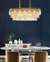 WOMO Tiered Oval Crystal Chandelier-WM2489 thumbnail