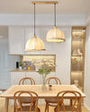 WOMO Dome Linen Pendant Light-WM2939 thumbnail