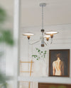 WOMO Mid Century Modern Arm Chandelier-WM2863 thumbnail