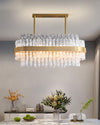 WOMO Gold Rectangular Crystal Chandelier-WM2548 thumbnail