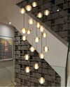 WOMO Cascading Glass Ball Dining Room Chandelier-WM2648 thumbnail