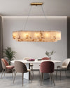 WOMO Oval Alabaster Chandelier-WM2845 thumbnail