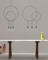 WOMO Black Ring Pendant Light-WM2608 thumbnail