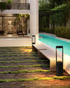 WOMO Square Solar Bollard Light-WM9111 thumbnail