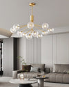 WOMO Glass Globe Brass Chandelier-WM2372 thumbnail