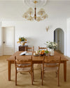 WOMO Pleated Shaded Wood Chandelier-WM2864 thumbnail