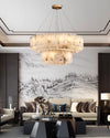 WOMO Tiered Alabaster Chandelier-WM2844 thumbnail