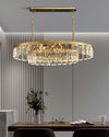 WOMO Long Oval Crystal Chandelier-WM2541 thumbnail