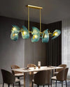 WOMO Peacock Blue Art Glass Linear Chandelier-WM2213c thumbnail