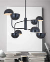 WOMO Post Modern Black Dome Chandelier-WM2753 thumbnail