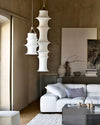 WOMO Long Lantern Silk Pendant Light-WM2600 thumbnail