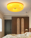 WOMO Round Milk Glass Flush Mount Ceiling Light-WM1134 thumbnail