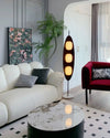 WOMO Modern Wood Oval Floor Lamp-WM7080 thumbnail
