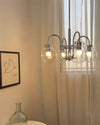 WOMO Clear Glass Globe Arm Chandelier-WM2719 thumbnail