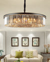 WOMO Smoked Crystal Round Chandelier-WM2919 thumbnail
