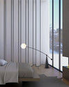 WOMO Glass Globe Cantilever Floor Lamp-WM7129 thumbnail