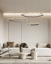 WOMO Three Hexagon Crystal Chandelier-WM2711 thumbnail