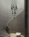 WOMO Cylinder Smoked Glass Chandelier-WM2771 thumbnail