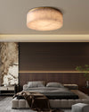 WOMO Drum Alabaster Flush Mount Ceiling Light-WM1143 thumbnail