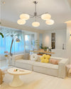 WOMO Frosted Glass Arm Chandelier-WM2797 thumbnail