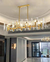 WOMO Linear Crystal Chandelier-WM2459 thumbnail