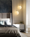 WOMO Frosted Glass Globe Pendant Light-WM2505 thumbnail