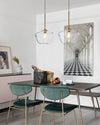 WOMO Geometric Glass Pendant Light-WM2800 thumbnail