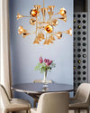WOMO Gold Trumpet Art Deco Chandelier-WM2614 thumbnail