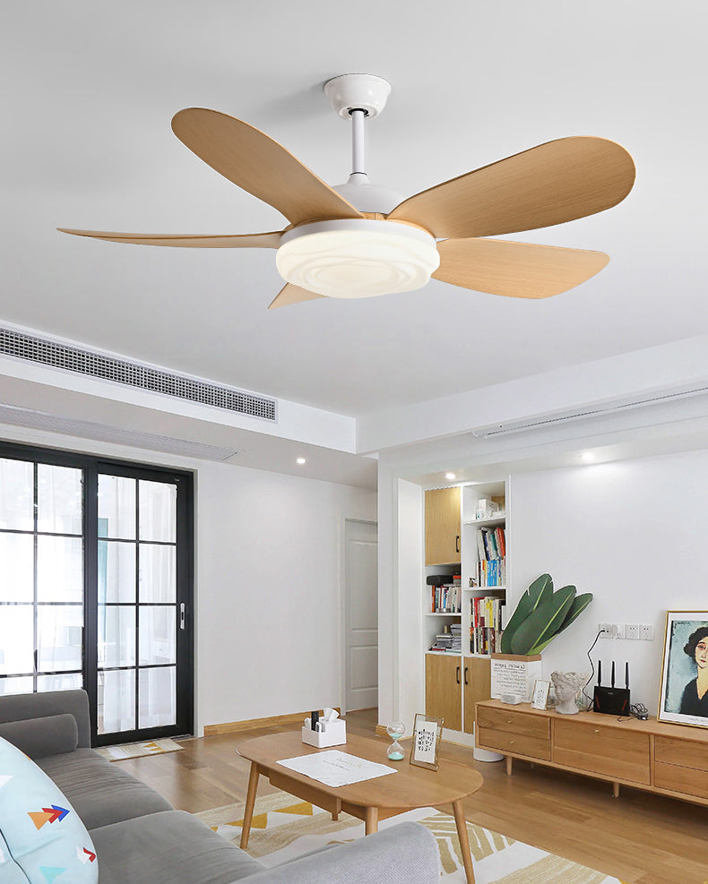 WOMO Modern Ceiling Fan with Bright Light - WM5169