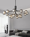 WOMO Glass Globe Brass Chandelier-WM2372 thumbnail