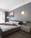 WOMO Frosted Glass Globe Pendant Light-WM2580 thumbnail