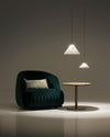 WOMO Alabaster Cone Pendant Light-WM2925 thumbnail