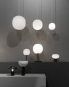 WOMO Lantern Ribbed Milk Glass Pendant Light-WM2676 thumbnail