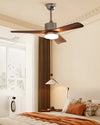 WOMO Silver and Walnut Ceiling Fan Lamp - WM5149 thumbnail