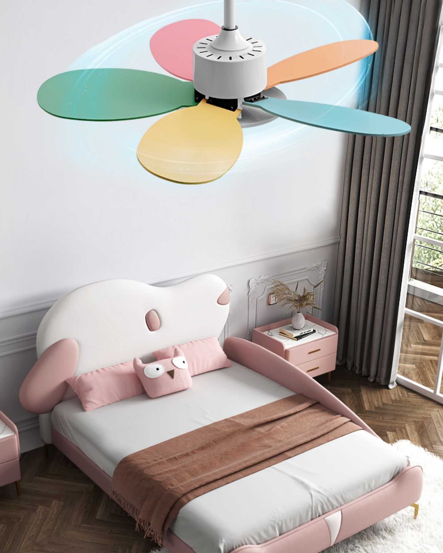 WOMO 36 Inch Children Wood Ceiling Fan - WM5152