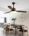 WOMO 3 Wood Blade Ceiling Fan Lamp - WM5174 thumbnail