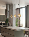 WOMO Adjustable Glass Globe Pendant Light-WM2563 thumbnail