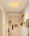 WOMO Round Milk Glass Flush Mount Ceiling Light-WM1134 thumbnail