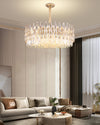 WOMO Rose Gold Round Crystal Chandelier-WM2545 thumbnail