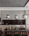 WOMO Gold Chrome Globe Pendant Light-WM2691 thumbnail