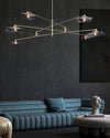 WOMO Lotus Leaf Arm Chandelier-WM2607 thumbnail