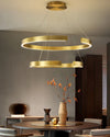 WOMO Gold Tiered Ring Chandelier-WM2916 thumbnail