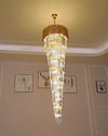 WOMO Gold Cascading Crystal Chandelier-WM2185d thumbnail