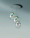 WOMO Iridescent Glass Bubble Pendant Light-WM2502 thumbnail