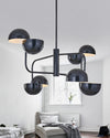 WOMO Post Modern Black Dome Chandelier-WM2753 thumbnail